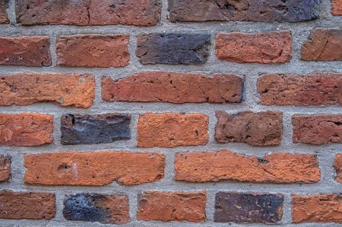 House wall, brick wall, brick wall, background, texture, Münsterland, North Rhine-Westphalia,