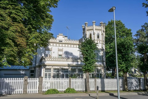 Historic wooden house, Jurmala, Latvia