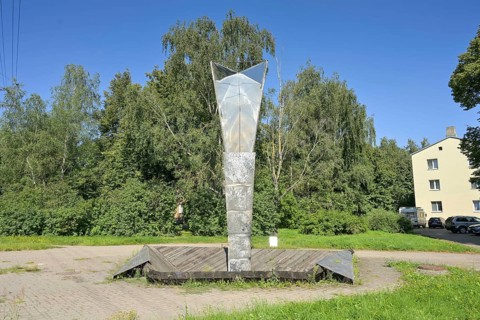 Kaiserwald concentration camp memorial, Riga, Latvia