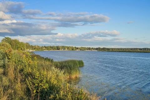 Lielupe River, Kurländische Aa near Jurmala, Latvia
