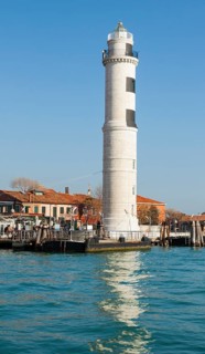 Lighthouse on island Murano, Venice, Italy