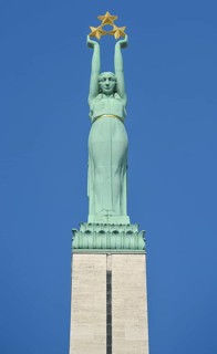 Freedom Monument, statue in honor of Latvians who died in the War of Independence from 1918 to