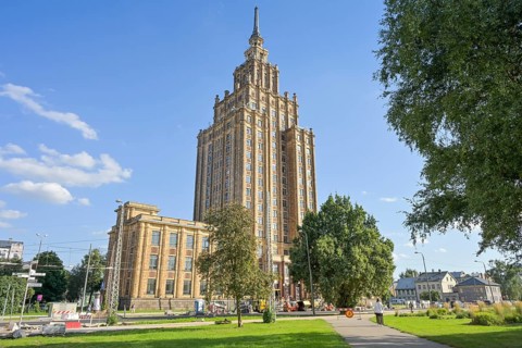Latvian Academy of Sciences LZA, Akademijas laukums, Latgales, Riga, Latvia