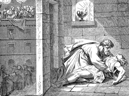 Eutychus fell down in deep sleep and died, Paul awakens him, his soul is in him, Acts of St. Luke,