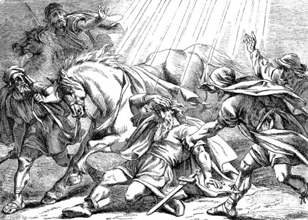 Light from heaven, Saul on the way to Damascus, I am Jesus whom you are persecuting, Acts of St.