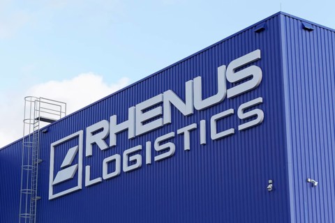 Rhenus Logistics, warehouse logo, logistics service provider, logo port, Port of Duisburg,