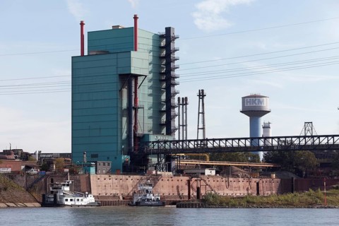 Hüttenwerke Krupp Mannesmann, HKM, Werkshafen am Rhein, Duisburg, Ruhr Area, North