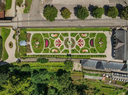 Castle Park, Langenburg Castle, Langenburg, Hohenlohe, Baden-Württemberg, Germany, Langenburg,