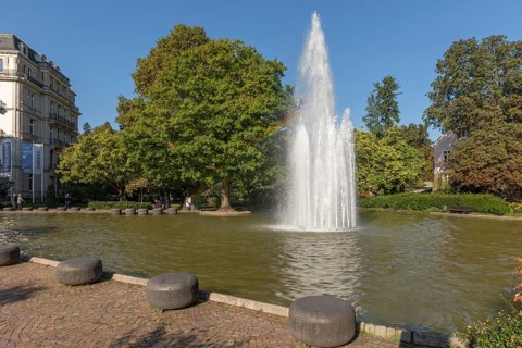 Augustaplatz, Baden-Baden, Black Forest, Baden-Württemberg, Germany