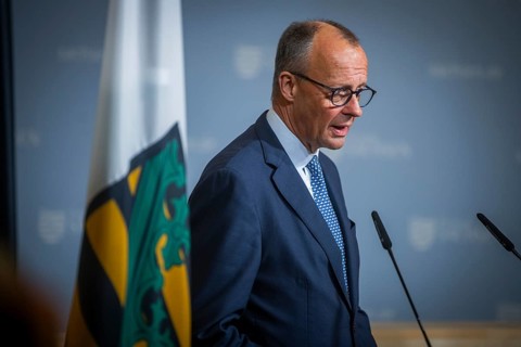 Minister President Michael Kretschmer welcomed the Federal Chancellor to Dresden and will accompany