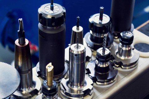 Modern CNC milling machine cutters, industry 4.0 concept Prague Czech republic