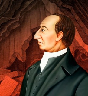 Portrait of James Hutton, 1726 – 1797, Scottish geologist, agriculturalist, naturalist and