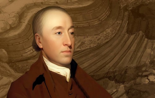 Portrait of James Hutton, 1726 – 1797, Scottish geologist, agriculturalist, chemical manufacturer,