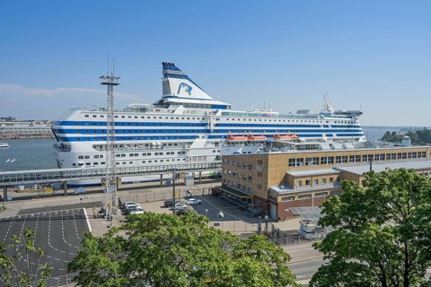 Olympic Terminal, Silja Serenade ferry boat, Silja Line, Helsinki, Finland