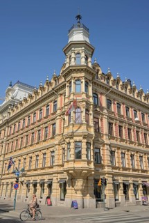 Old building, magnificent building, residential building, Pohjoisesplanadi/Fabianinkatu, Old Town,