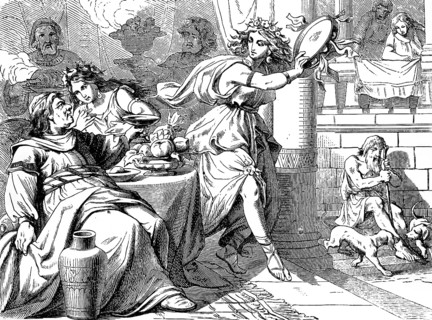 The rich man and poor Lazarus, Gospel of Luke, chapter 16, unjust mammon, housekeeper, office,