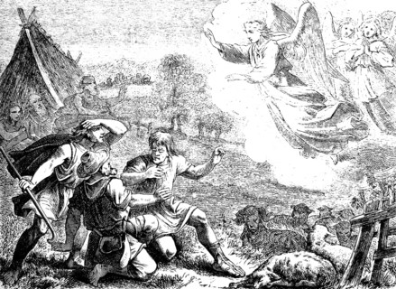 Do not be afraid, I proclaim great joy to you, Gospel of Luke, chapter 2, God's angel, birth of