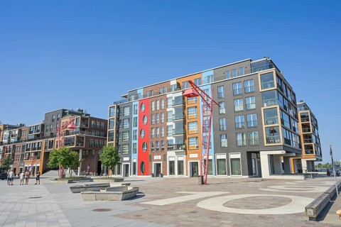 New buildings, residential buildings, Noblessner waterfront, Kalamaja, Tallinn, Estonia
