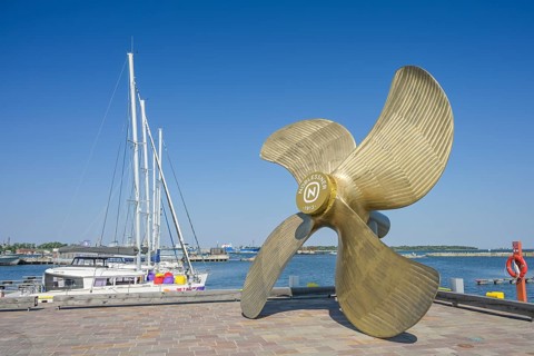 Propeller, propeller of the former Noblessner shipyard, Noblessner harbour district, Kalamaja,