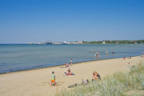 Pelgurand Stroomi beach, Baltic Sea, Tallinn, Estonia