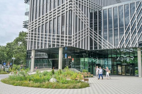 Skyscraper, Arteri kvartal office building, Tallinn, Estonia