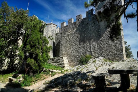Old watchtower, Monte Titano, San Marino City, San Marino