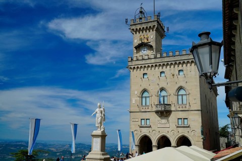 San Marino, Palazzo Pubblico, Piazza della Liberta, Statue of Liberty, Monte Titano, Republic of