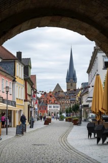 Pedestrian Zone, Innere Bamberger Straße, Catholic Parish Church of the Assumption of Mary,