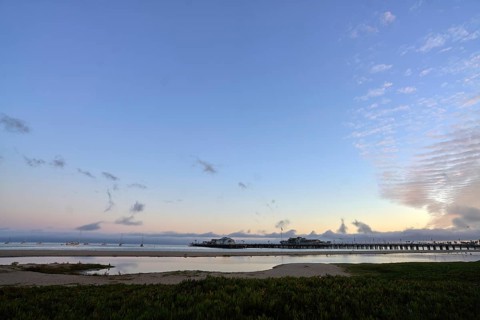 Waterfronts in San Luis Obispo, a city in San Luis Obispo County in the U.S. state of California