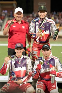 WROCLAW, POLAND - JULY 29, 2017: Speedway couple turnament during The World Games 2017. Decoration