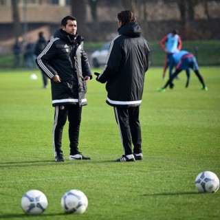 ROTTERDAM, NETHERLANDS - JANUARY 20, 2016: Coach of Feyenoord Rotterdam Giovanni van Bronckhorst