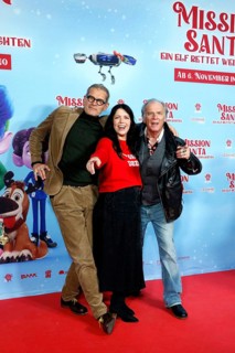 Götz Otto, Malwanne and Michael Mendl at a special screening of MISSION SANTA - AN ELF SAVES