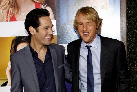 Paul Rudd and Owen Wilson at the Los Angeles premiere of 'How Do You Know' held at the Regency