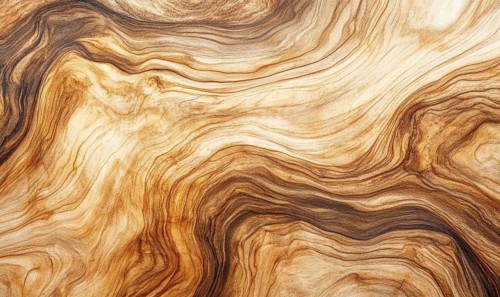A piece of wood with a very distinct pattern, likely from a tree. The wood appears to be aged and