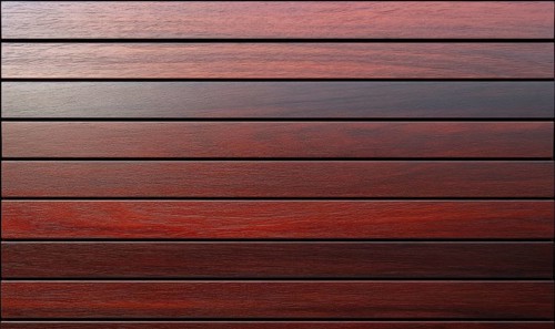 A close up of a wooden surface with a brown color. The wood grain is visible and the surface