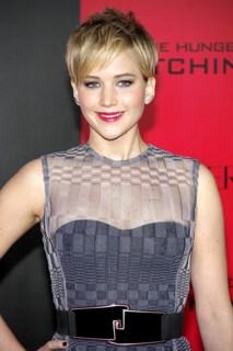 Jennifer Lawrence at the Los Angeles premiere of 'The Hunger Games: Catching Fire' held at the