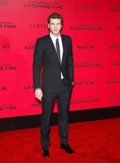 Liam Hemsworth at the Los Angeles premiere of 'The Hunger Games: Catching Fire' held at the Nokia