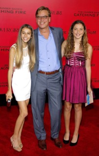 Aaron Sorkin at the Los Angeles premiere of 'The Hunger Games: Catching Fire' held at the Nokia