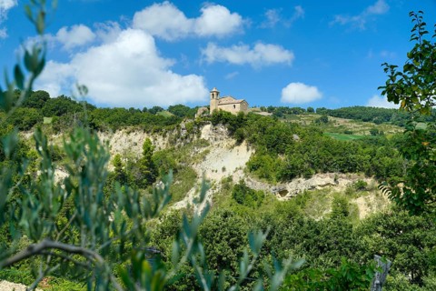 Sant'Arduino hermitage, Pietrarubbia, Pesaro and Urbino, Marche, Italy
