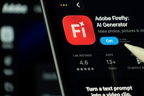 Dhaka, Bangladesh- 24 Oct 2025: A iPad screen displaying the Adobe Firefly app on App store