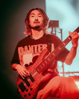 Bass player Ryota Kohama from One Ok Rock live on Detox European Tour 2025 in Berlin's