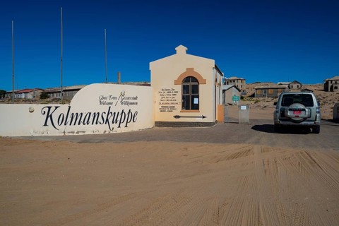 The former diamond town of Kolmanskuppe, now a ghost town, Kolmanskuppe, Lost Place, Karas region,