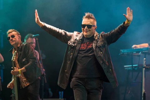 WROCLAW, POLAND - AUGUST 1, 2025: Music Festival Meskie Granie (Men's Playing). On the stage vocal