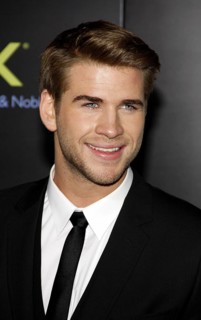Liam Hemsworth at the Los Angeles premiere of 'The Hunger Games' held at the Nokia Theatre L.A.
