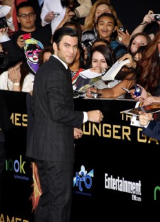 Wes Bentley at the Los Angeles premiere of 'The Hunger Games' held at the Nokia Theatre L.A. Live