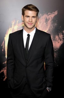 Liam Hemsworth at the Los Angeles premiere of 'The Hunger Games' held at the Nokia Theatre L.A.
