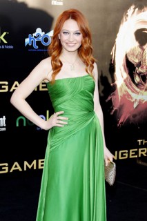 Jacqueline Emerson at the Los Angeles premiere of 'The Hunger Games' held at the Nokia Theatre L.A.
