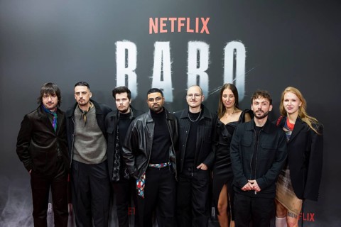 Guests at the premiere of the Netflix film Babo in the Astor Film Lounge Berlin on 24.10.2025