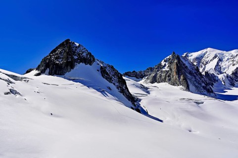 View of the mountains from the Télécabine Panorama Railway, La Tour Ronde, Mont Blanc,