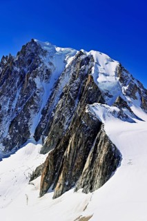 View of the Mont Blanc du Tacul mountain from the Télécabine Panorama Railway, Chamonix-Mont-Blanc,